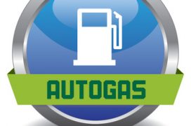 Button - Kraftstoff - Autogas - blau